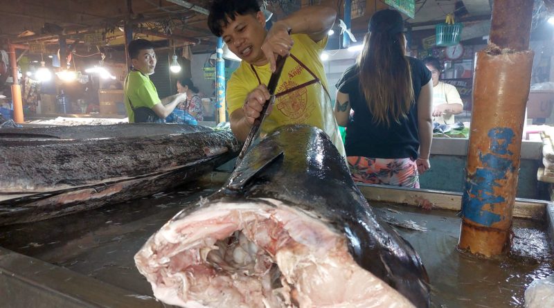 Blue Marlin auf dem Markt